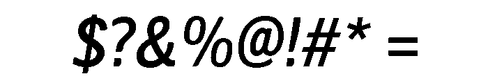 LDNMertonSans RegularItalic Font OTHER CHARS