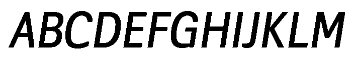 LDNMertonSans RegularItalic Font UPPERCASE