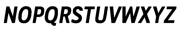 LDNMertonSans SemiBoldItalic Font UPPERCASE