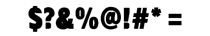 LDNMertonSans UltraBold Font OTHER CHARS