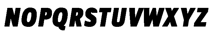 LDNMertonSans UltraBoldItalic Font UPPERCASE
