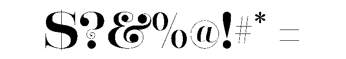 LDNModern Regular Font OTHER CHARS