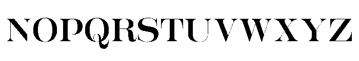 LDNModern Regular Font UPPERCASE