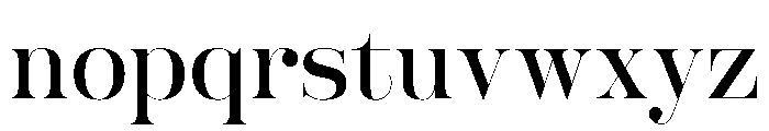 LDNModern Regular Font LOWERCASE