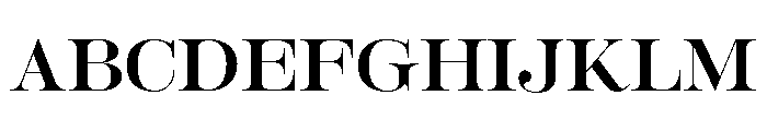 LDNModernNo2 Regular Font UPPERCASE