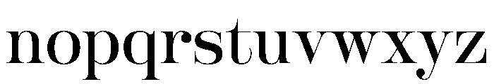 LDNModernNo2 Regular Font LOWERCASE