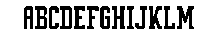 LDNPenrose Corners Font UPPERCASE