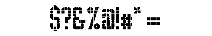 LDNPenrose Mixed Font OTHER CHARS
