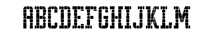 LDNPenrose Mixed Font UPPERCASE