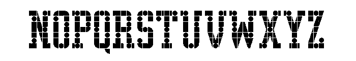 LDNPenrose Mixed Font UPPERCASE