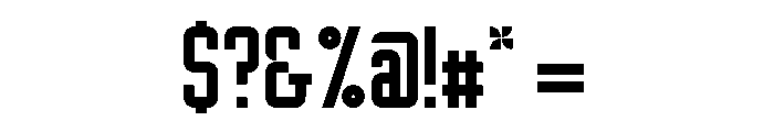 LDNPenrose Regular Font OTHER CHARS
