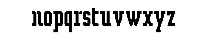 LDNPenrose Regular Font LOWERCASE