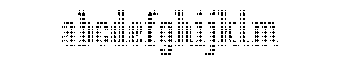 LDNPenrose SmallDots FONT