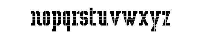 LDNPenrose SquaresCorners Font LOWERCASE