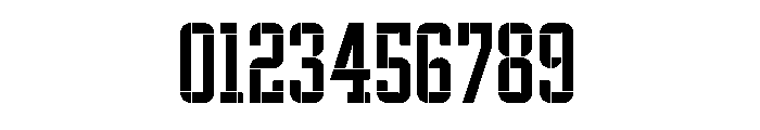 LDNPenrose Stencil Font OTHER CHARS