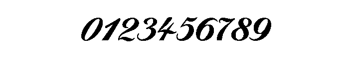 LDNPiccadillyScript Bold Font OTHER CHARS