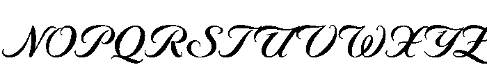 LDNPiccadillyScript Bold Font UPPERCASE