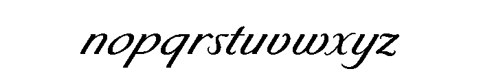 LDNPiccadillyScript Medium Font LOWERCASE