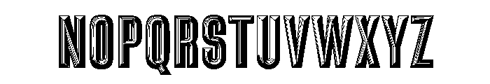 LDNPoplar Foreground Font LOWERCASE