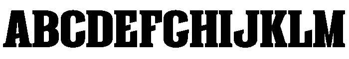 LDNShadwell Black Instance Font UPPERCASE