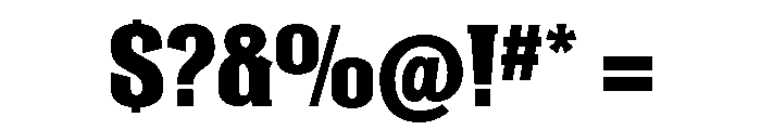 LDNShadwell Black Font OTHER CHARS