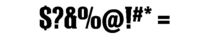LDNShadwell Bold Instance Font OTHER CHARS