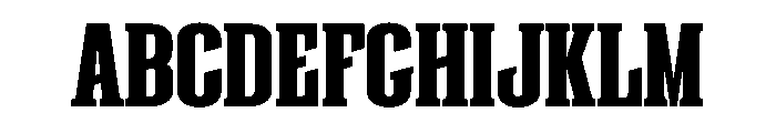 LDNShadwell Bold Instance Font UPPERCASE