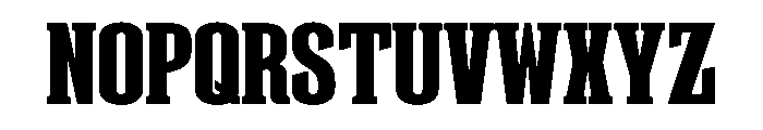 LDNShadwell Bold Instance Font UPPERCASE