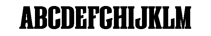 LDNShadwell Bold Font UPPERCASE