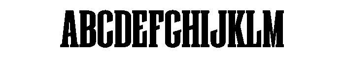LDNShadwell Medium Instance Font UPPERCASE