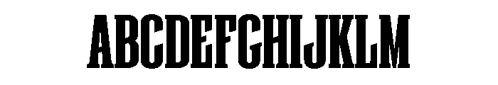 LDNShadwell Medium Font UPPERCASE