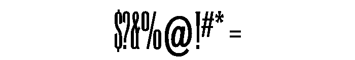 LDNShadwell Thin Instance Font OTHER CHARS