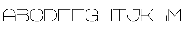 LDNSloaneSquare Thin Font UPPERCASE