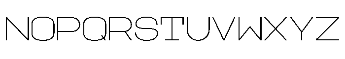 LDNSloaneSquare Thin Font UPPERCASE