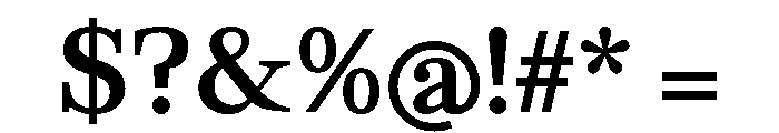 LDNWestminsterText Bold Font OTHER CHARS