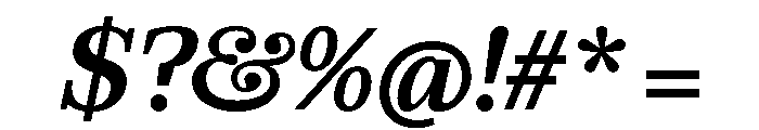 LDNWestminsterText BoldItalic Font OTHER CHARS