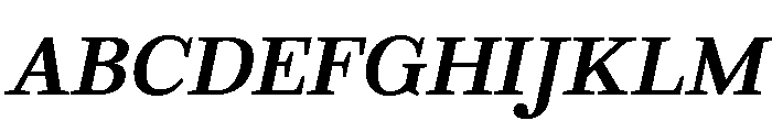 LDNWestminsterText BoldItalic Font UPPERCASE