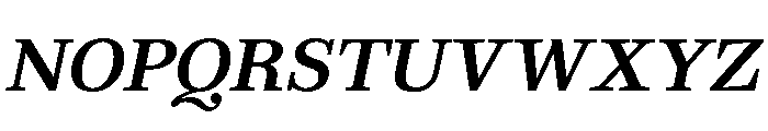 LDNWestminsterText BoldItalic Font UPPERCASE