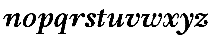 LDNWestminsterText BoldItalic Font LOWERCASE