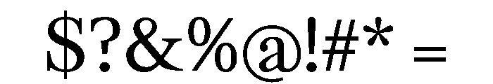 LDNWestminsterText Regular Font OTHER CHARS