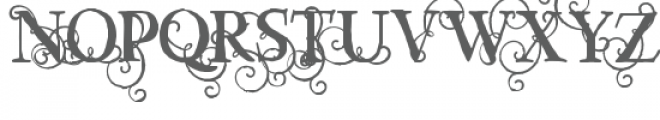 ld corsair flourish Font UPPERCASE