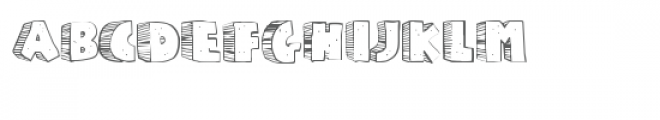 ld doodle rock Font LOWERCASE