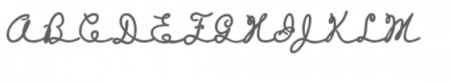 ld family script bold Font UPPERCASE