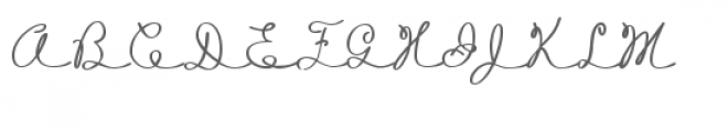 ld family script Font UPPERCASE