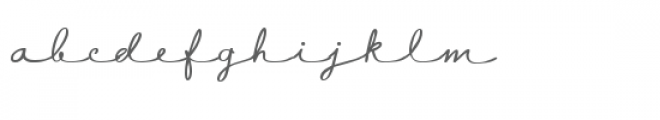 ld family script Font LOWERCASE