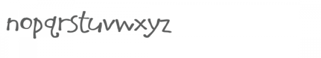 ld funky scribble bold Font LOWERCASE