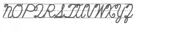 ld traditional cursive lined Font UPPERCASE