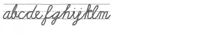 ld traditional cursive lined Font LOWERCASE