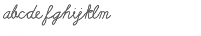 ld traditional cursive Font LOWERCASE