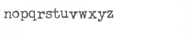 ld type cut Font LOWERCASE